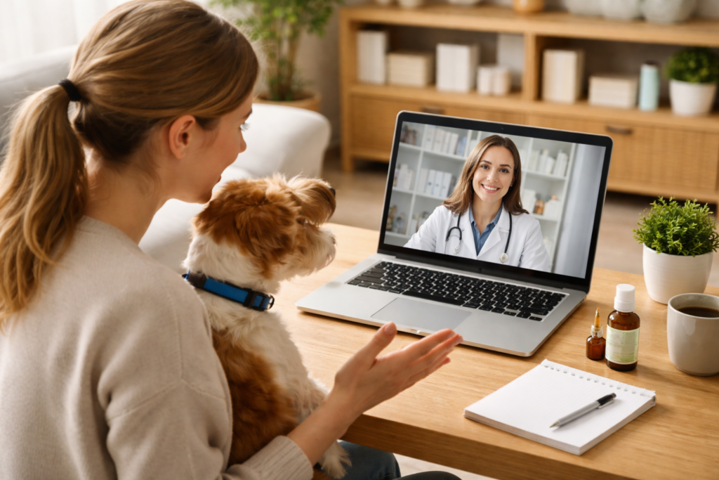 Virtual care for a furry friend