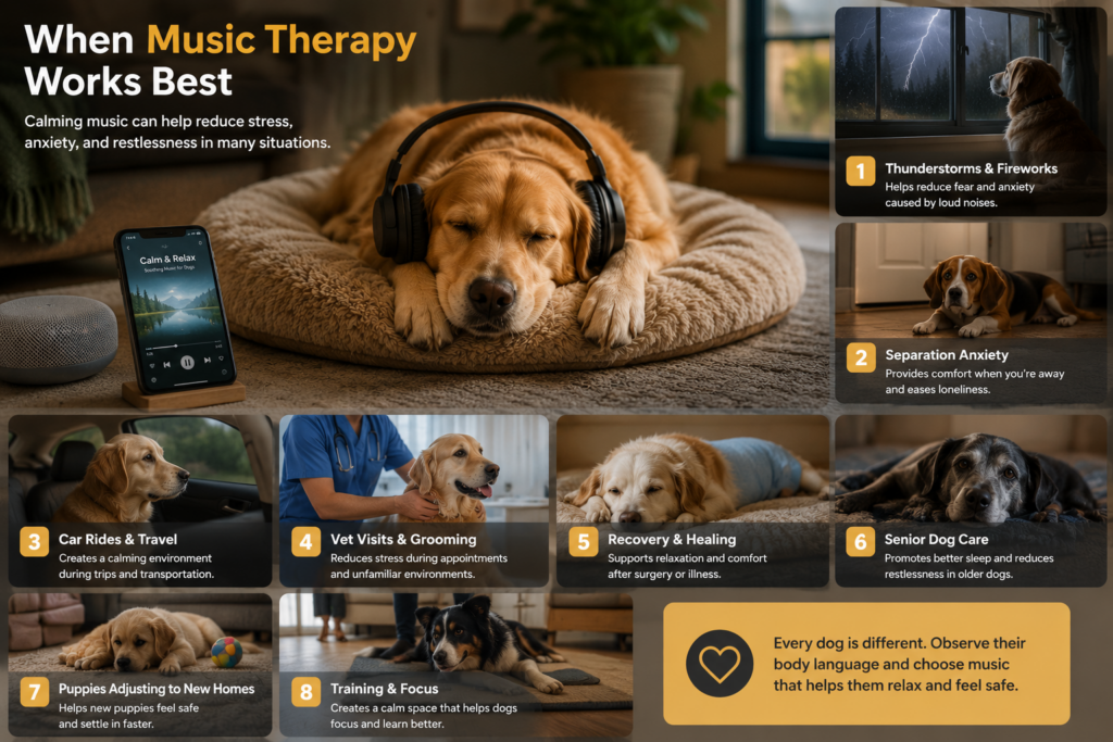 When music therapy works best